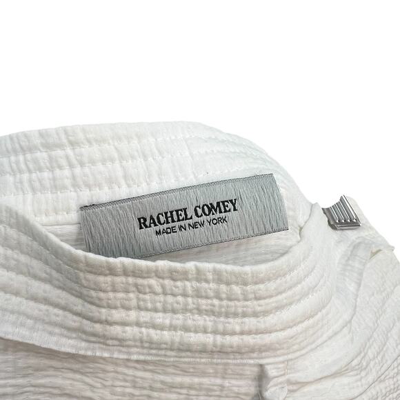 Rachel Comey Bonnie Skirt Ruffle Raw Hem Cotton White Size 6 *Altered - Picture 9 of 12